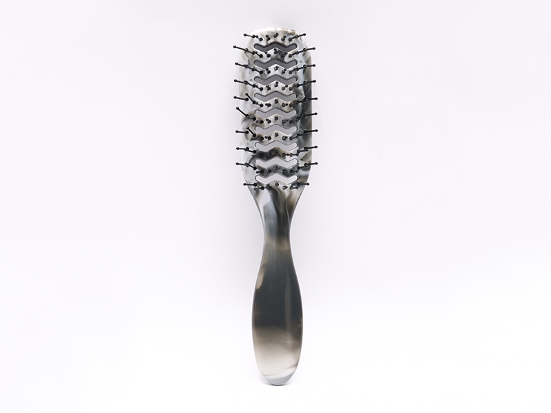 Cepillo de pelo de paleta con ventilación natural de plástico para cabello grueso