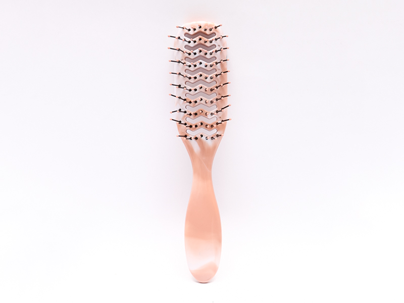 Cepillo de pelo de paleta con ventilación natural de plástico para cabello grueso