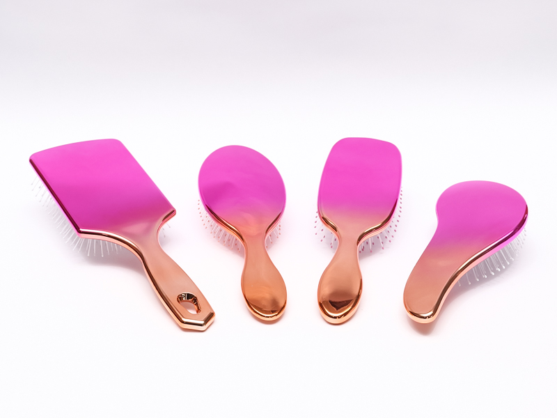 Cepillo de pelo con paleta de color degradado para desenredar