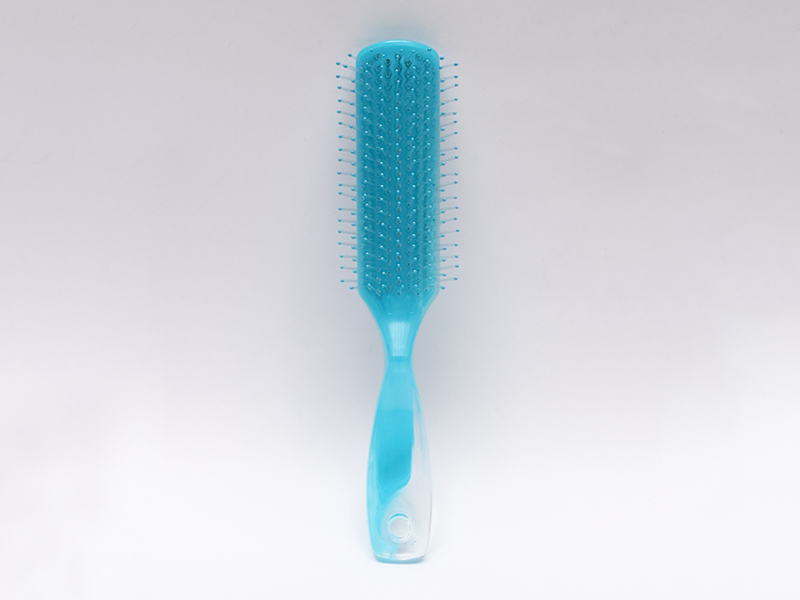 Cepillo de pelo con pasador de nailon con ventilación