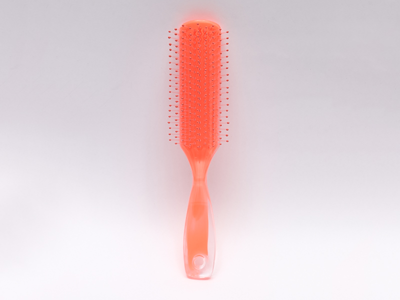 Cepillo de pelo con pasador de nailon con ventilación