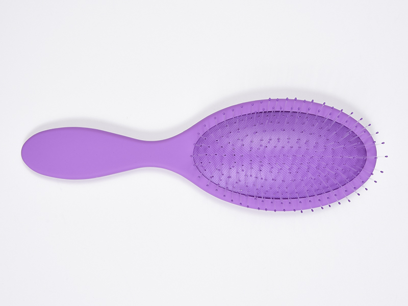 Cepillo desenredante de masaje de cabeza de silicona