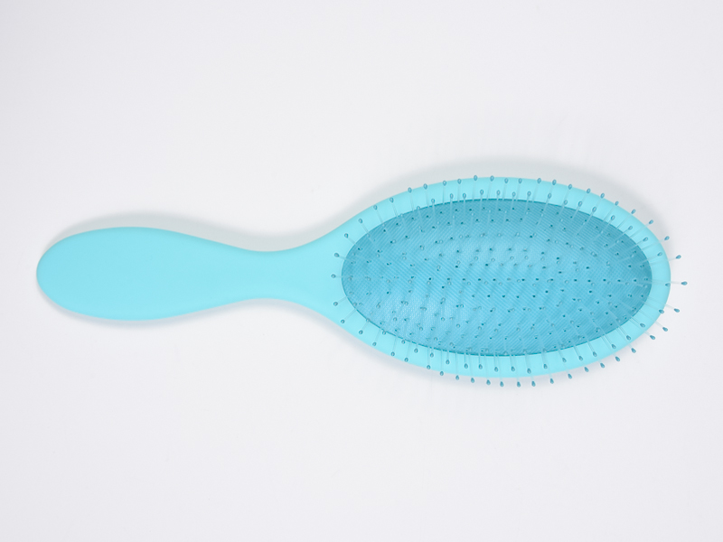 Cepillo desenredante de masaje de cabeza de silicona