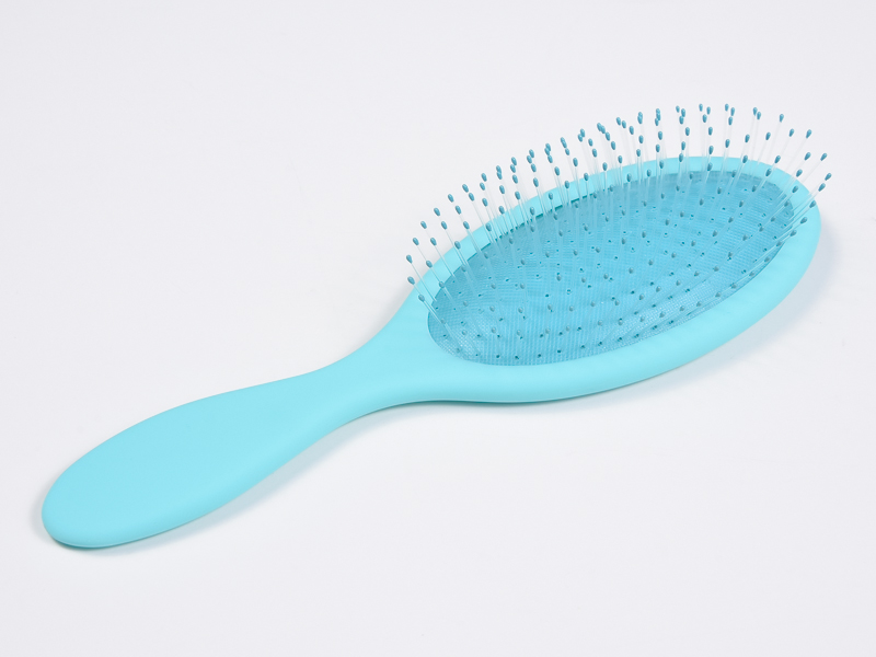 Cepillo desenredante de masaje de cabeza de silicona