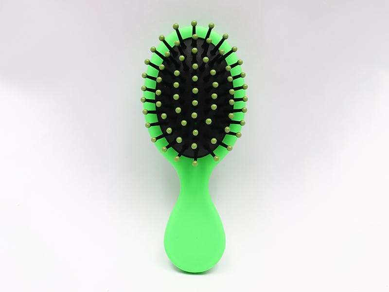Mini Baby Wig Pequeño cepillo de pelo de paleta curvada de madera