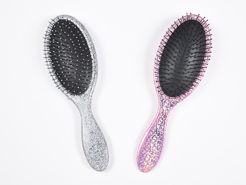 Cepillo para desenredar el cabello ovalado Jewelry Bling