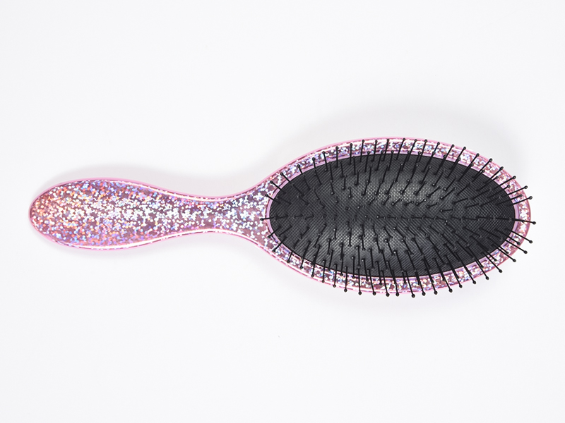 Cepillo para desenredar el cabello ovalado Jewelry Bling