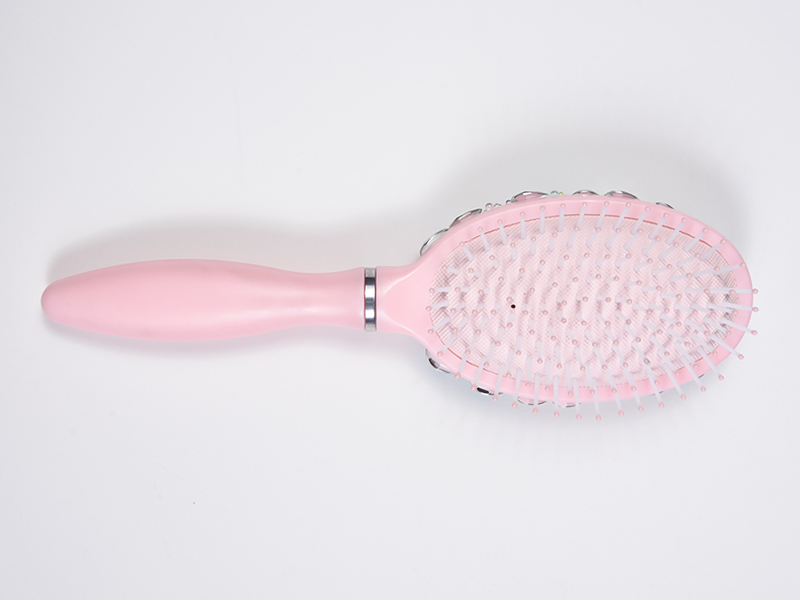 Cepillo para desenredar el cabello ovalado Jewelry Bling