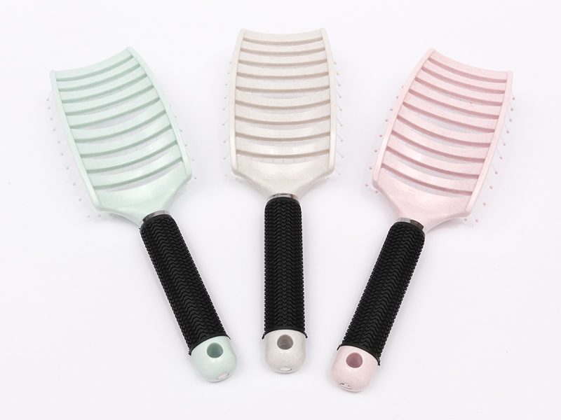 Cepillo de pelo antiestático para masaje del cuero cabelludo, para cabello largo
