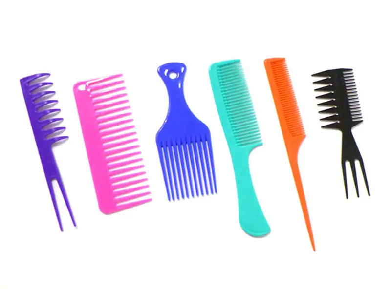 Mini juego de peine para el cabello con secador de barba para hombres