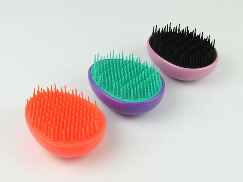 Mini cepillo de pelo para niños con forma de huevo