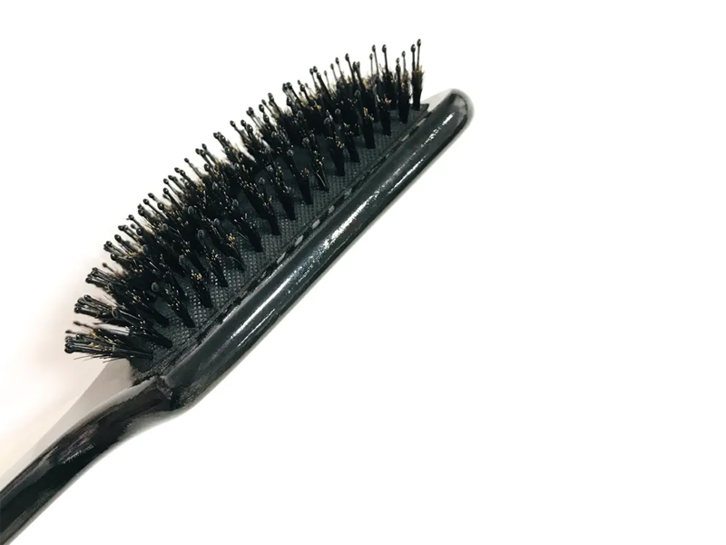 Cepillo de pelo de bambú para desenredar paletas de madera con masaje de cerdas de jabalí