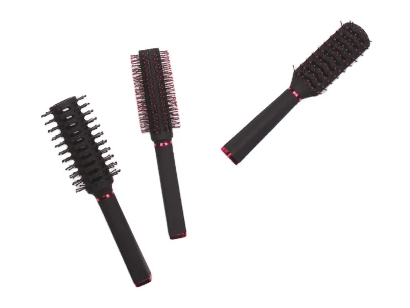 Cepillo de pelo de masaje desenredante de plástico