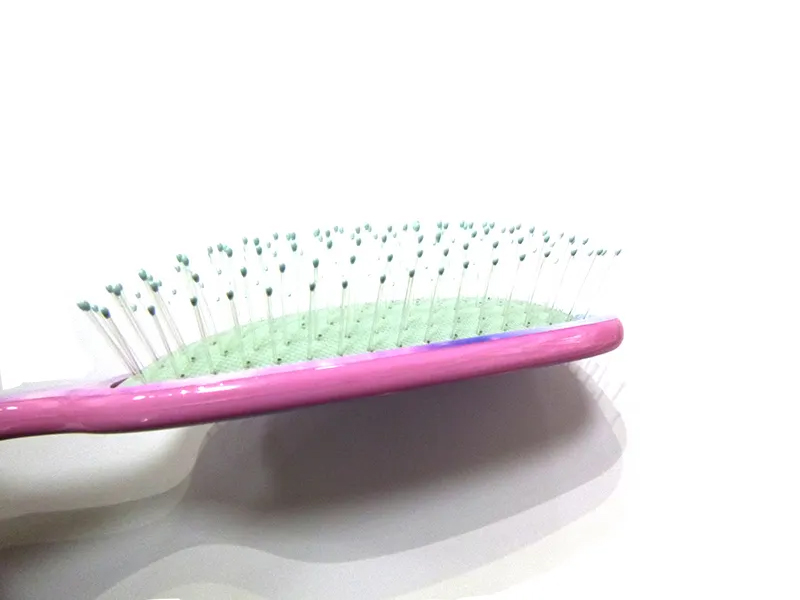 Cepillo de pelo de plástico colorido Sparkle Unicorns