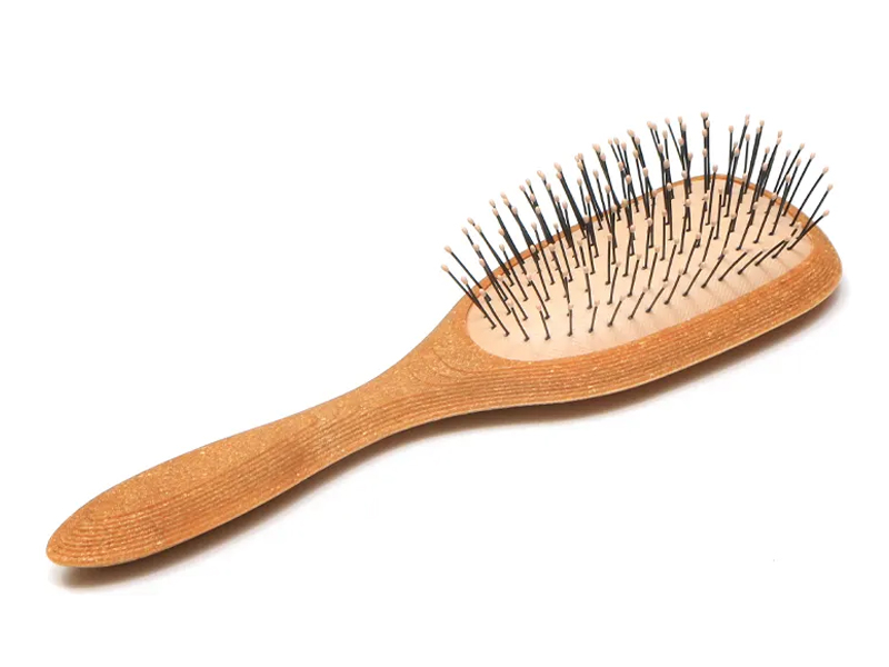 Masajeador de cuidado para mujer, cojín suave, cepillo de pelo redondo húmedo