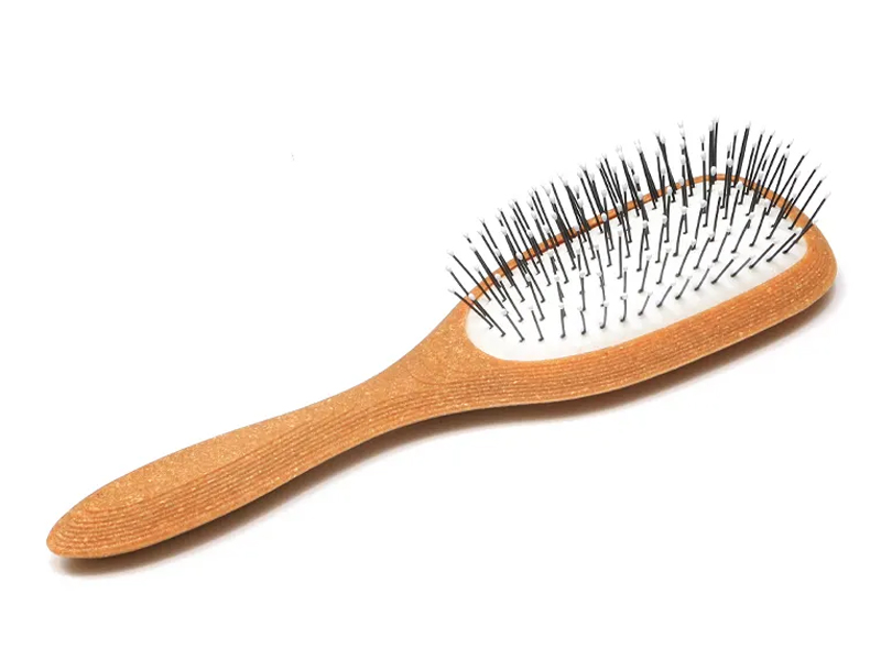 Masajeador de cuidado para mujer, cojín suave, cepillo de pelo redondo húmedo