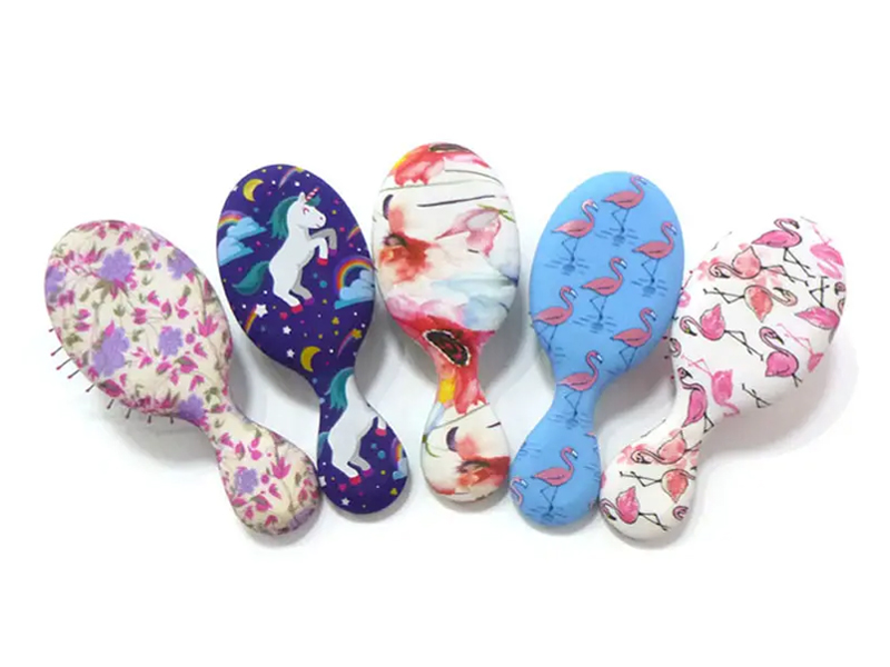 Juego de peine secador lindo para niños pequeños, seguros y de estilo pequeño