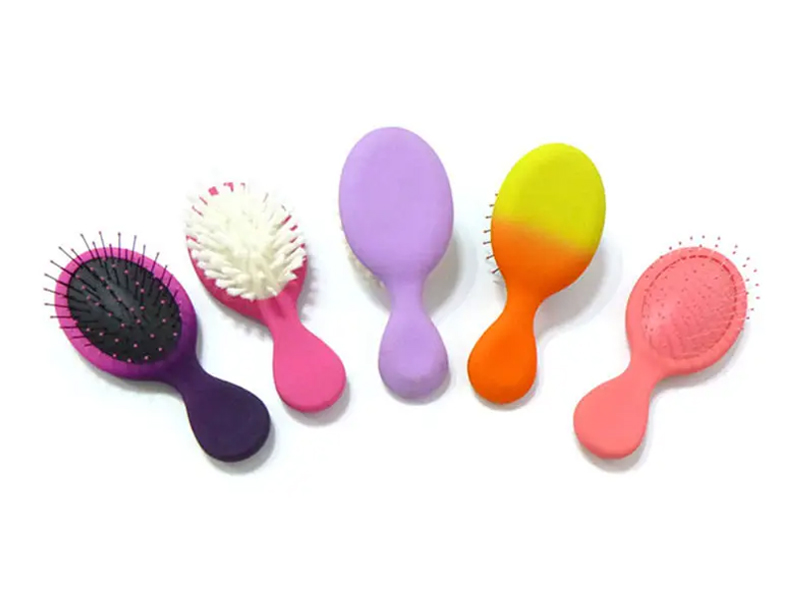 Brosse a Cheveux Afro Tangle Hair Brush Hombres con revestimiento de goma