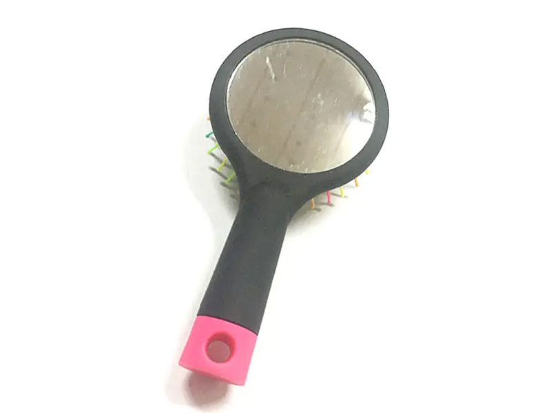 Mini cepillos de pelo de cabeza grande lindos con cerdas de cojín de aire