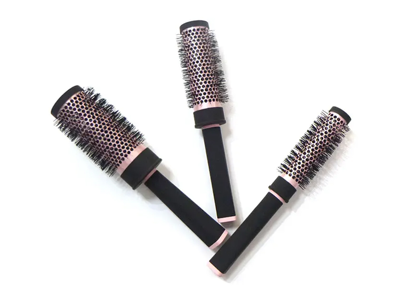 Juego de cepillos de pelo redondos de salón