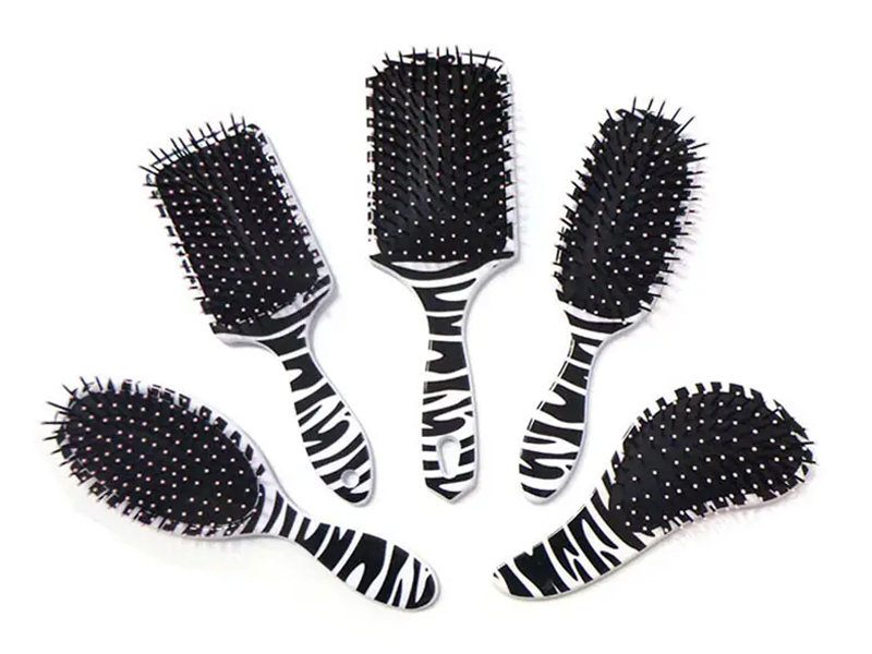 Peine de champú para cabello tejido alisador redondo