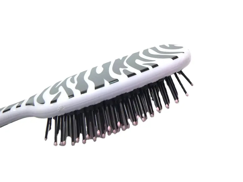 Peine de champú para cabello tejido alisador redondo