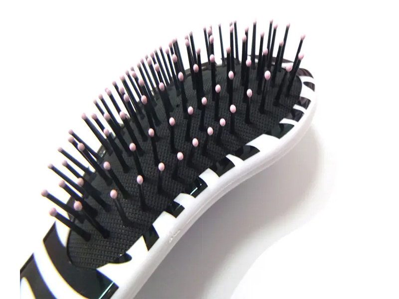 Peine de champú para cabello tejido alisador redondo