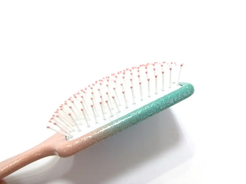 Cepillo de pelo de cerdas de plástico alisador