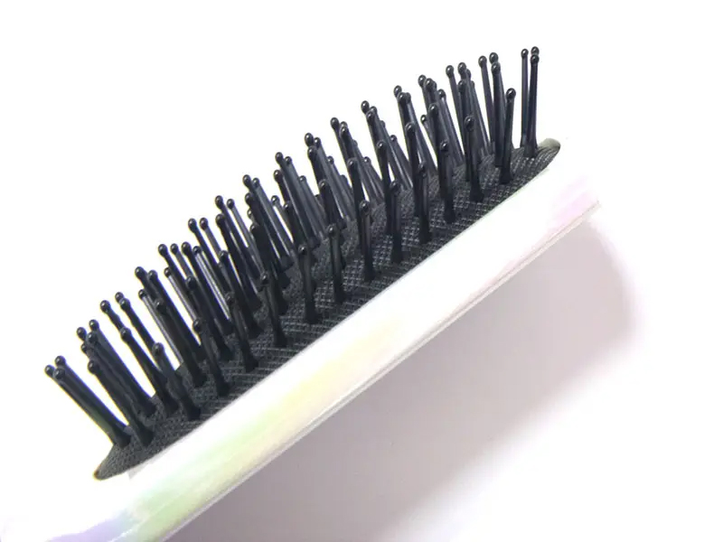 Cepillo de pelo galvanizado de extensión de cabello acolchado