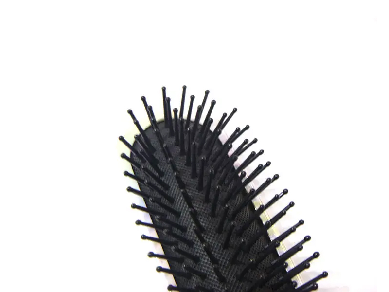 Cepillo de pelo galvanizado de extensión de cabello acolchado