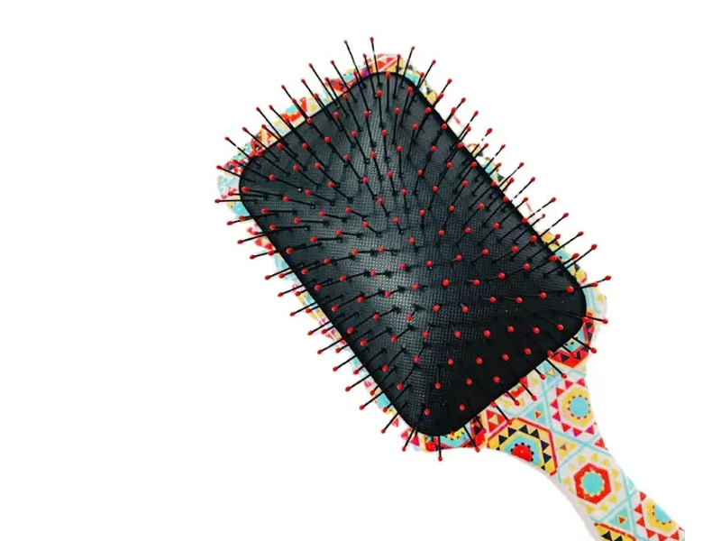 Cepillo de pelo de paleta desenredante con cojín de aire