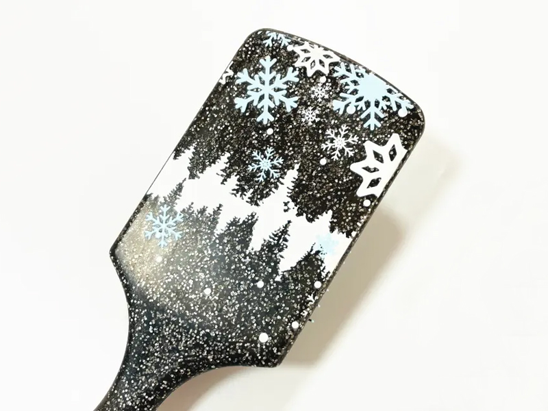 Cepillo de pelo de paleta de fácil limpieza