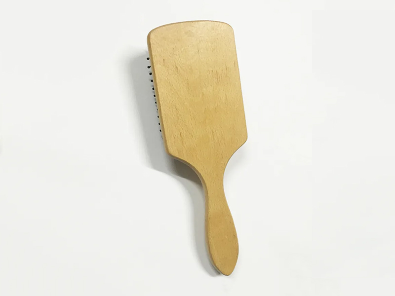 Cepillo de pelo de madera y bambú de BSCI