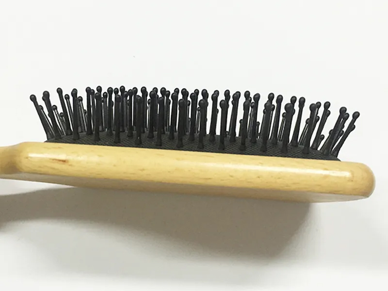 Cepillo de pelo de madera y bambú de BSCI