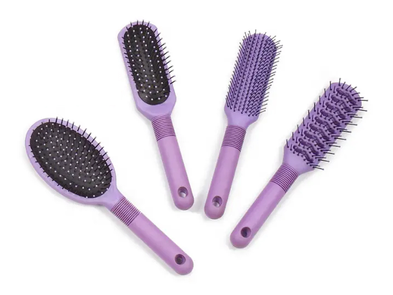 Juego de cepillos para el cabello desenredantes de tacto suave