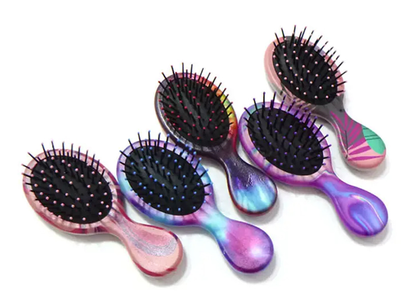 Peine para colorear, masajeador de pelo con paleta desenredante para bebé